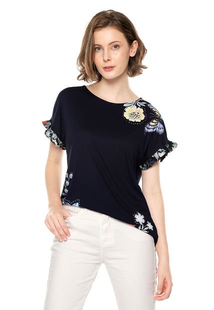 Blusa Azul Navy Desigual