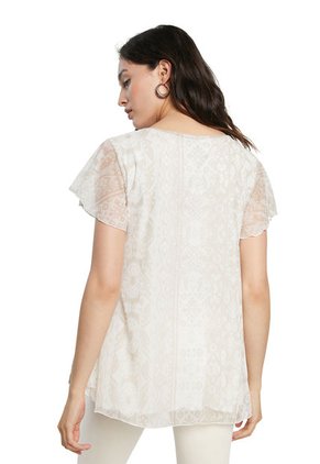 Blusa Blanco-Multicolor Desigual