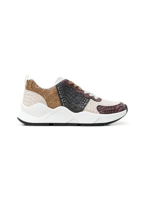 Tenis Blanco-Morado-Negro-Café Desigual