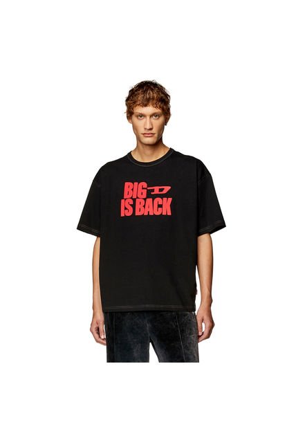 Diesel Camiseta Manga Corta Para Hombre T-Boxt-Back Diesel