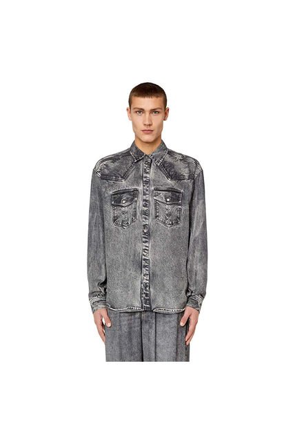 Diesel Camisa Manga Larga Para Hombre S-Gils-Dnm Diesel