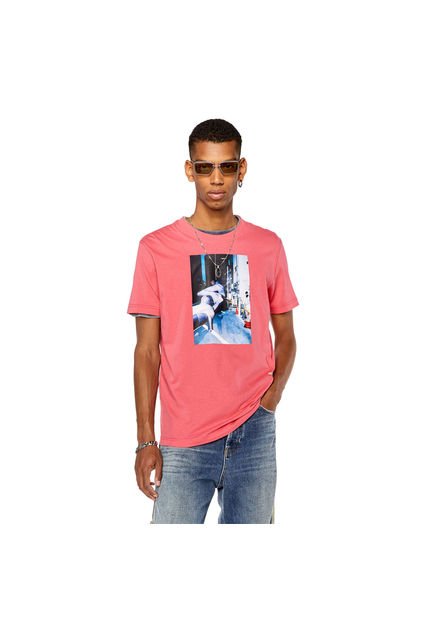 Diesel Camiseta Manga Corta Para Hombre T-Diegor-L5 Diesel