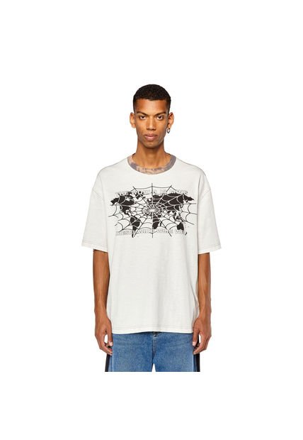 Diesel Camiseta Manga Corta Para Hombre T-Washbicol Diesel