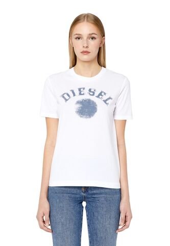 Diesel Camiseta Manga Corta Para Mujer T-Reg-G7 Diesel Diesel