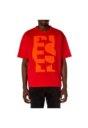 Diesel Camiseta Manga Corta Para Hombre T-Boxt-Circle Diesel