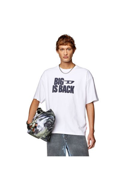 Diesel Camiseta Manga Corta Para Hombre T-Boxt-Back Diesel