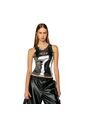 Diesel Camiseta Manga Sisa Para Mujer T-Lynys Diesel de Diesel