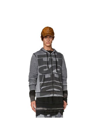 Diesel Buzo Cerrado Para Hombre S-Ginn-Hood-Zip-L1 Diesel Diesel