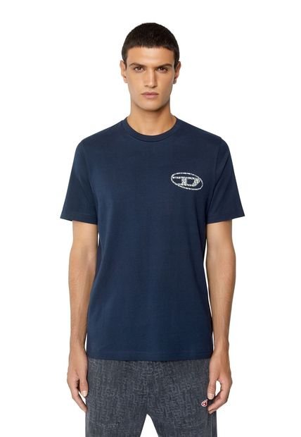 Diesel Camiseta Manga Corta Para Hombre T-Just-D-Mon Diesel