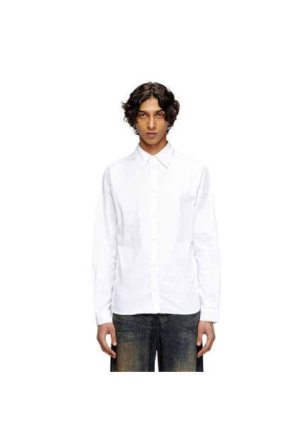 Diesel Camisa Manga Larga Para Hombre S-Fitty-Qfav Shirt Diesel