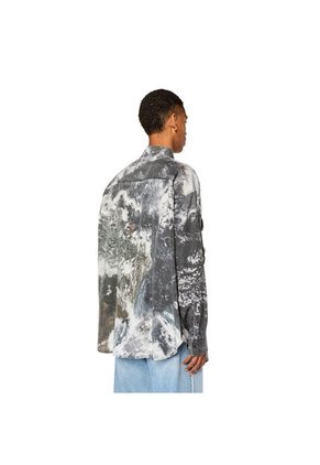 Diesel Camisa Manga Larga Para Hombre S-Dewny-Cmf Diesel