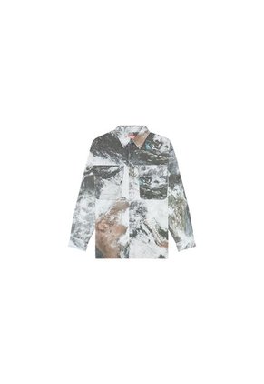 Diesel Camisa Manga Larga Para Hombre S-Dewny-Cmf Diesel