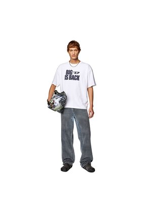 Diesel Camiseta Manga Corta Para Hombre T-Boxt-Back Diesel
