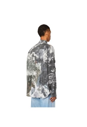 Diesel Camisa Manga Larga Para Hombre S-Dewny-Cmf Diesel