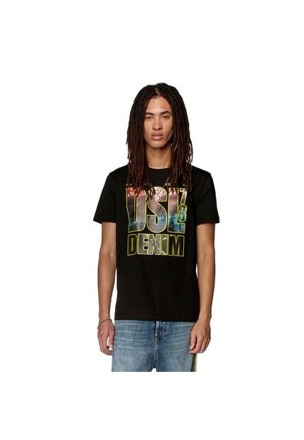 Diesel Camiseta Manga Corta Para Hombre T-Diegor-L7 Diesel