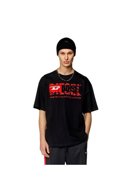 Diesel Camiseta Manga Corta Para Hombre T-Boxt Camiseta Diesel