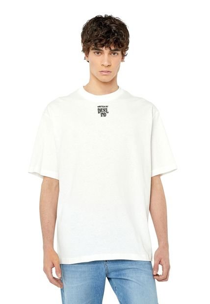 Diesel Camiseta Manga Corta Para Hombre T-Wash-G3 Diesel