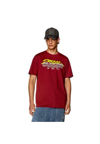 Diesel Camiseta Manga Corta Para Hombre T-Just-L3 Diesel Diesel