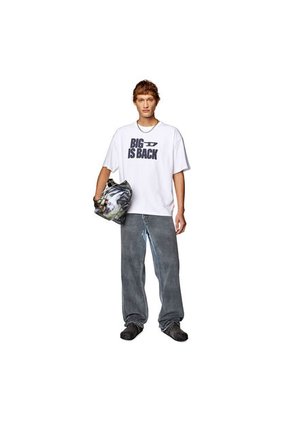 Diesel Camiseta Manga Corta Para Hombre T-Boxt-Back Diesel