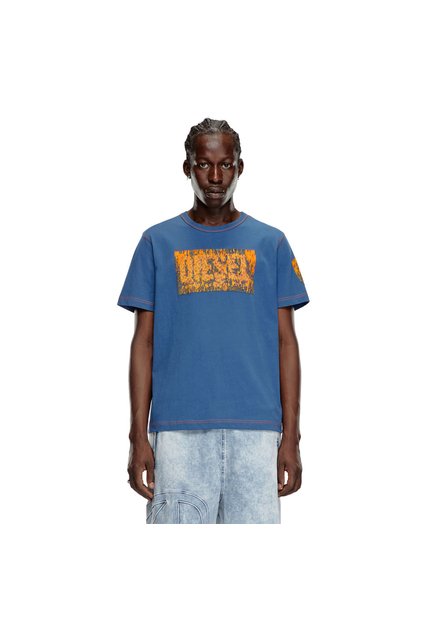 Diesel Camiseta Manga Corta Para Hombre T-Adjust-Q1 Diesel