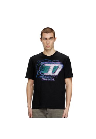 Diesel Camiseta Manga Corta Para Hombre T-Adjust-R11 Diesel Diesel
