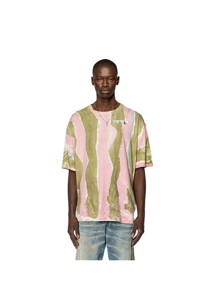 Diesel Camiseta Manga Corta Para Hombre T-Wash-L2 Diesel