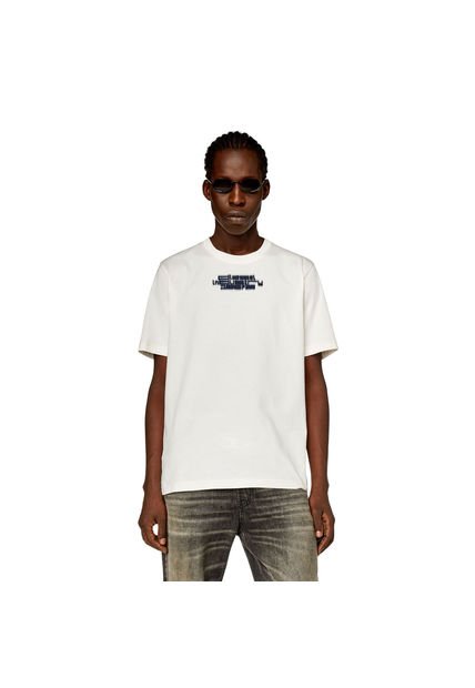 Diesel Camiseta Manga Corta Para Hombre T-Just-Slits-N6 Camiseta Diesel