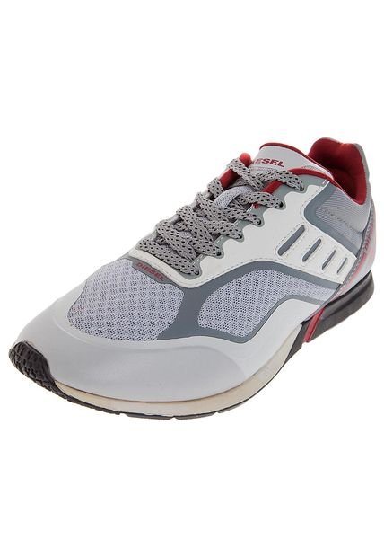 Lifestyle Gris-Blanco-Rojo DIESEL