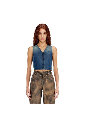 Diesel Camiseta Manga Sisa Para Mujer De-Meio-S Tank Top Diesel Diesel