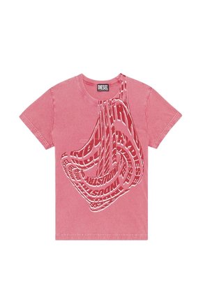 Diesel Camiseta Manga Corta Para Mujer T-Slidart Diesel