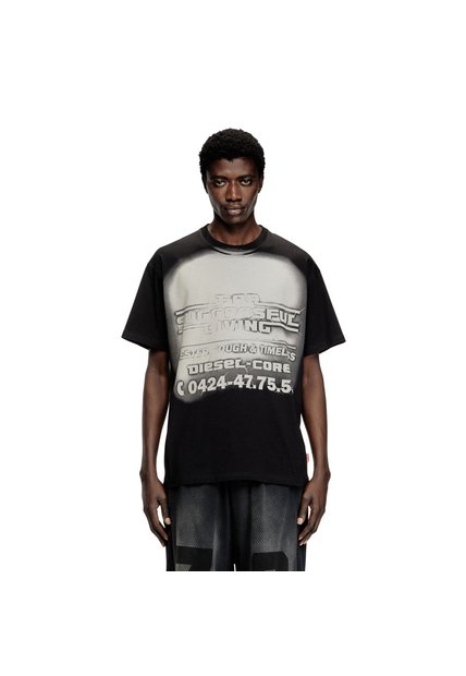 Diesel Camiseta Manga Corta Para Hombre T-Boxt-R15 Diesel