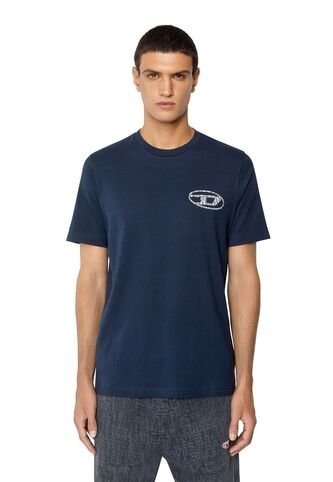 Diesel Camiseta Manga Corta Para Hombre T-Just-D-Mon Diesel Diesel