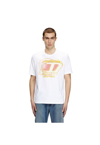 Diesel Camiseta Manga Corta Para Hombre T-Adjust-R11 Diesel Diesel