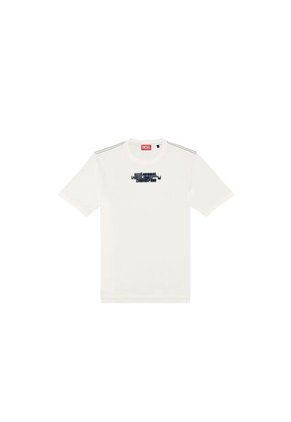 Diesel Camiseta Manga Corta Para Hombre T-Just-Slits-N6 Camiseta Diesel