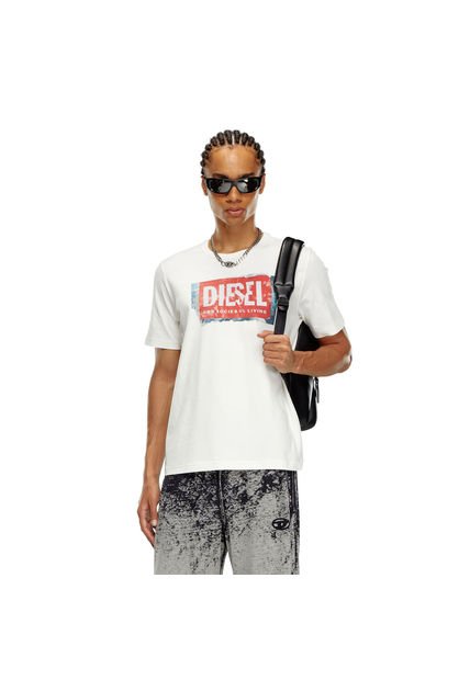 Diesel Camiseta Manga Corta Para Hombre T-Adjust-Q6 Diesel