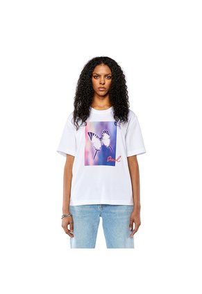 Diesel Camiseta Manga Corta Para Mujer T-Danny-L1 Diesel