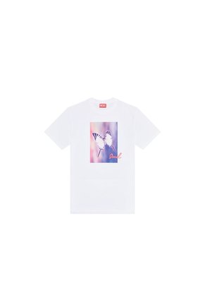 Diesel Camiseta Manga Corta Para Mujer T-Danny-L1 Diesel