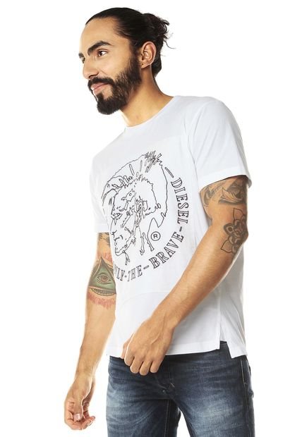 Camiseta Blanca DIESEL