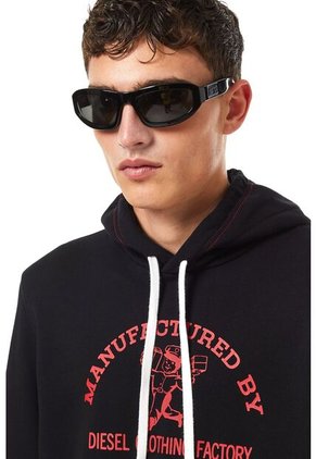 Diesel Buzo Hoodie Cerrado Para Hombre S-Ginn-Hood-C4 Diesel