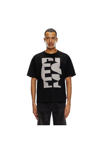Diesel Camiseta Manga Corta Para Hombre T-Boxt-Circle Diesel Diesel
