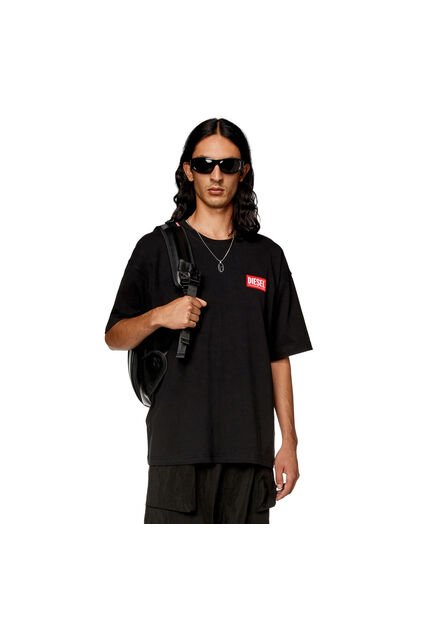 Diesel Camiseta Manga Corta Para Hombre T-Nlabel-L1 Diesel