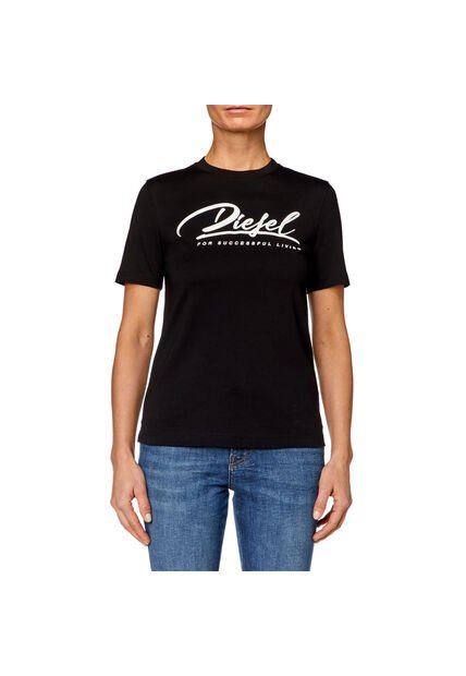 Diesel Camiseta Manga Corta Para Mujer T-Reg New Italico Diesel