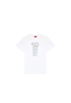 Diesel Camiseta Manga Corta Para Hombre T-Diegor-K68 Camiseta Diesel