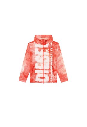 Diesel Chaqueta Rompe Vientos Para Hombre J-Warrett-Logo-Logo Diesel