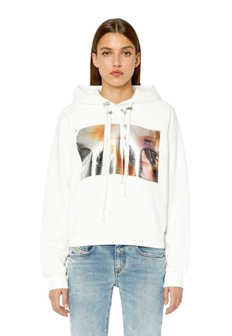Diesel Buzo Hoodie Cerrado Para Mujer F-Reggy-Drood Diesel Diesel