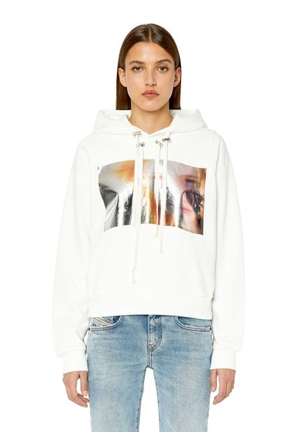 Diesel Buzo Hoodie Cerrado Para Mujer F-Reggy-Drood Diesel