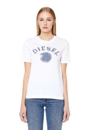 Diesel Camiseta Manga Corta Para Mujer T-Reg-G7 Diesel
