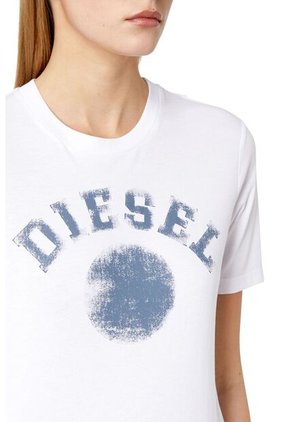 Diesel Camiseta Manga Corta Para Mujer T-Reg-G7 Diesel