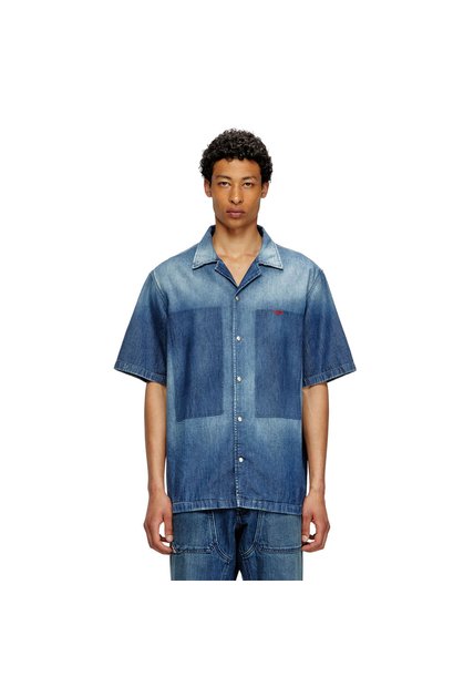 Diesel Camisa Manga Corta Para Hombre D-Nabil-D Diesel