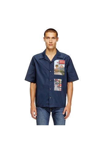 Diesel Camisa Manga Corta Para Hombre S-Brack-A-Ajfy Diesel Diesel